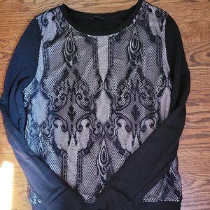 Guess lace top XS